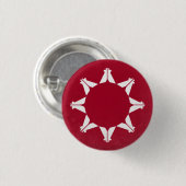 Oglala Ronde Button 3,2 Cm (Voorkant /achterkant)