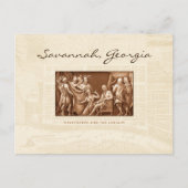 Oglethorpe en Indiërs Briefkaart (Voorkant)