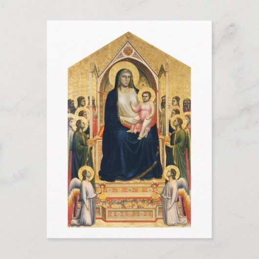 Ognissanti Madonna, Giotto, 1306-1310 Briefkaart (Voorkant)