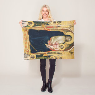Ognissanti Madonna, Giotto, 1306-1310 Fleece Deken