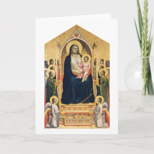 Ognissanti Madonna, Giotto, 1306-1310 Kaart (Voorkant)