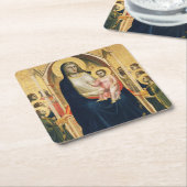 Ognissanti Madonna, Giotto, 1306-1310 Kartonnen Onderzetters (Schuin)