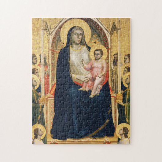 Ognissanti Madonna, Giotto, 1306-1310 Legpuzzel (Verticaal)
