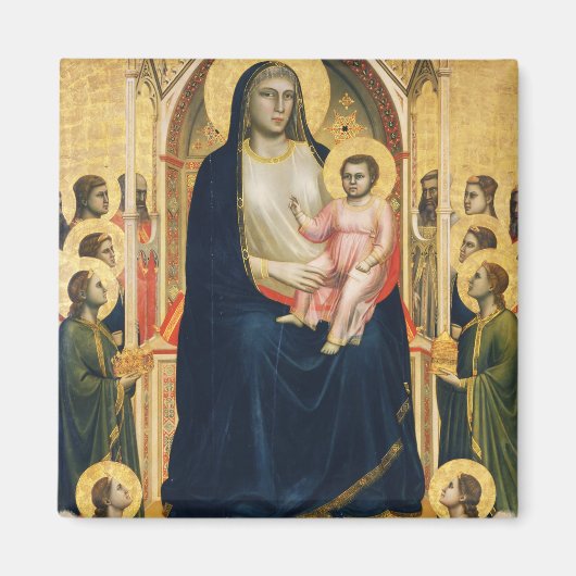 Ognissanti Madonna, Giotto, 1306-1310 Magneet (Voorkant)