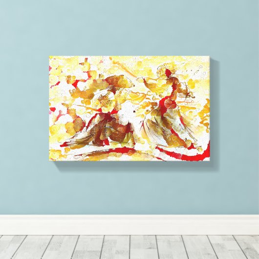 Ogonshoku Ikkiuchi door NFT-ambachtslieden Canvas Afdruk (Insitu (Houten vloer))