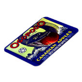 Ogopogo Canadees etiket voor appelvruchten Magneet (Linkerzijde)