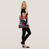 Ogopogo Canadese appelfruitkrateldruk Tote Bag (Op model)