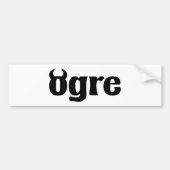 Ogre Bumpersticker (Voorkant)