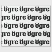 Ogre Cadeaupapier (Vlak)
