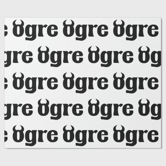 Ogre Cadeaupapier (Vlak)