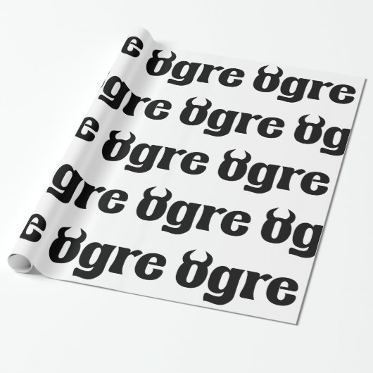 Ogre Cadeaupapier (Uitgerold)