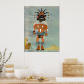 "Ogre" kachinedrukdruk Poster (Keuken)