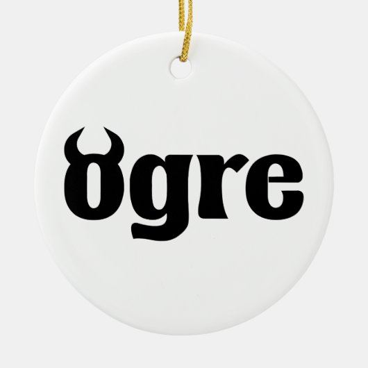 Ogre Keramisch Ornament (Voorkant)