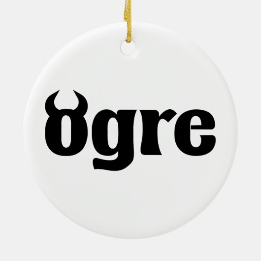 Ogre Keramisch Ornament (Achterkant)
