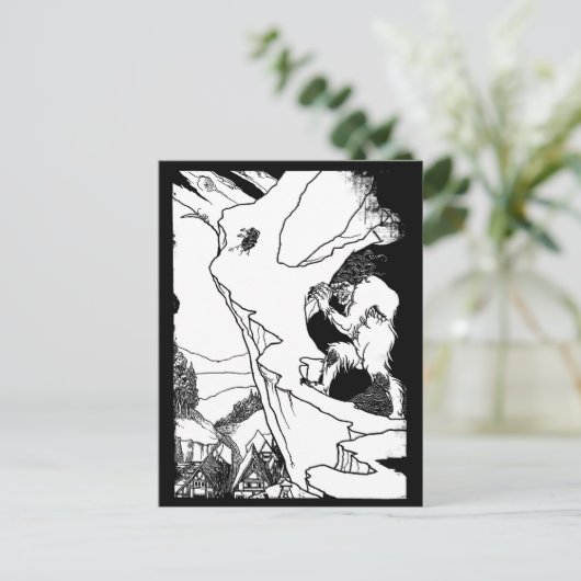 Ogre (Landslipgraaf) Briefkaart (Staand voorkant)