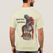 Ogre maakt Japans Pottery Fantasy Art Shirt (Achterkant)