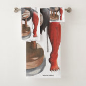 Ogre maken Japanse Pottery Fantasy Badhanddoeken Bad Handdoek (Insitu)