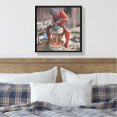 Ogre met behulp van Potter Wheel Fantasy Art Canva Canvas Afdruk (Insitu (Slaapkamer))