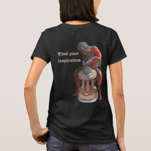 Ogre met behulp van Pottery Wheel Fantasy Art T-sh T-shirt