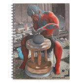 Ogre met behulp van Pottery Wheel Fantasy Spiral N Notitieboek (Voorkant)