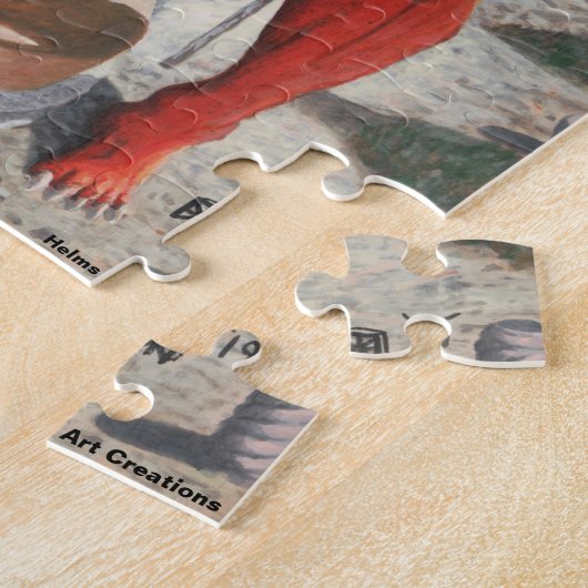 Ogre met behulp van Pottery Wheel Small Fantasy Ar Legpuzzel (Zijkant)