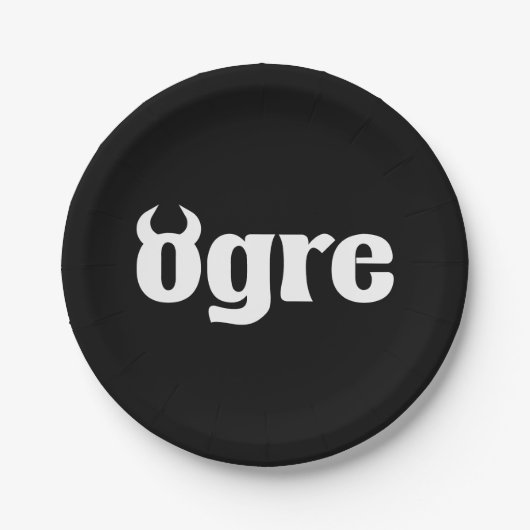 Ogre Papieren Bordje (Voorkant)
