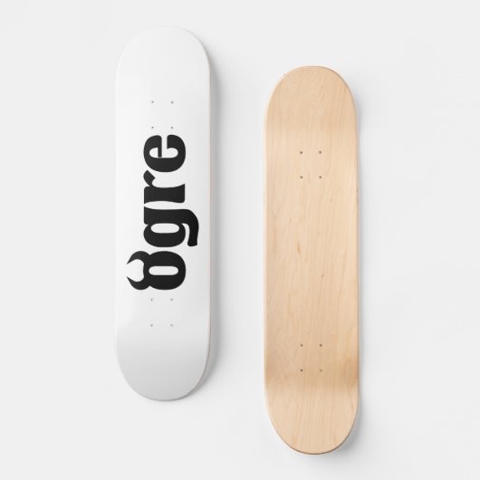 Ogre Persoonlijk Skateboard (Voorkant)