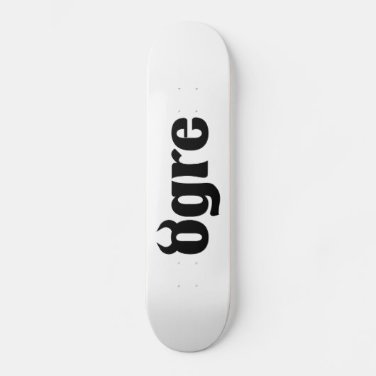 Ogre Persoonlijk Skateboard (Voorkant)