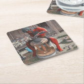 Ogre Potter maken Pot Fantasy Art Paper Onderzette Kartonnen Onderzetters (Schuin)