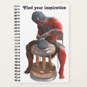 Ogre Potter met behulp van Pottery Wheel Fantasy P Planner (Voorkant)