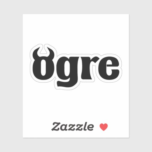 Ogre Sticker (Vel)