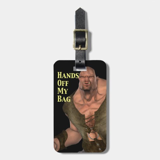 Ogre Zegt handen van mijn tas Gemakkelijke ID op m Bagagelabel (Voorkant verticaal)