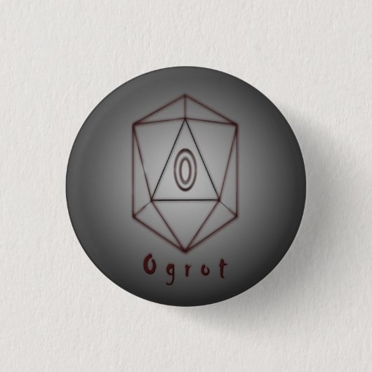 Ogrot Logo Button-Pin Ronde Button 3,2 Cm (Voorkant)