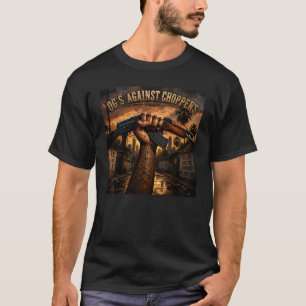 OG's Tegen Choppers Vintage Street Biker Grafisch T-shirt