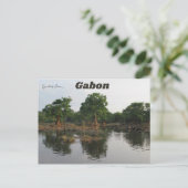 Oguemoué-meer in Gabon Briefkaart (Staand voorkant)