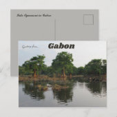 Oguemoué-meer in Gabon Briefkaart (Voorkant / Achterkant)