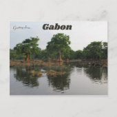 Oguemoué-meer in Gabon Briefkaart (Voorkant)