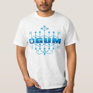 Ogum - Oggun en veve símbolo T-shirt
