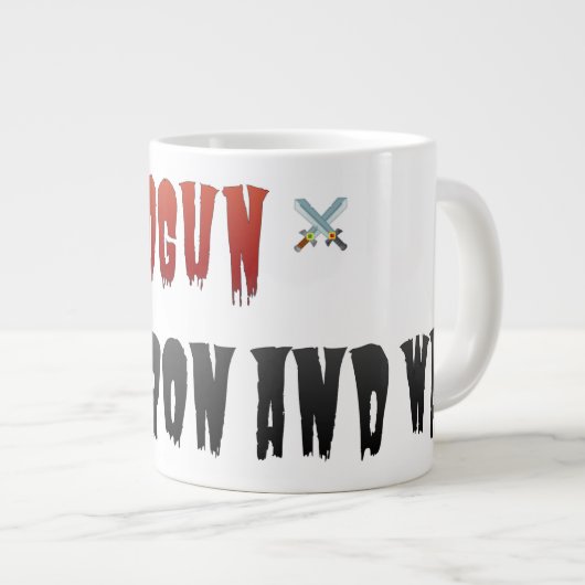 Ogun God van strijder en oorlog Grote Koffiekop (Voorkant rechts)