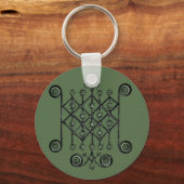 Ogun Veve Sleutelhanger (Voorkant)