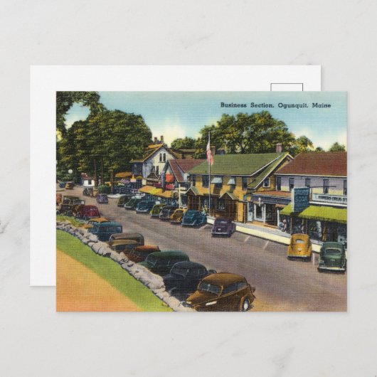  Ogunquit, Maine Briefkaart (Voorkant / Achterkant)