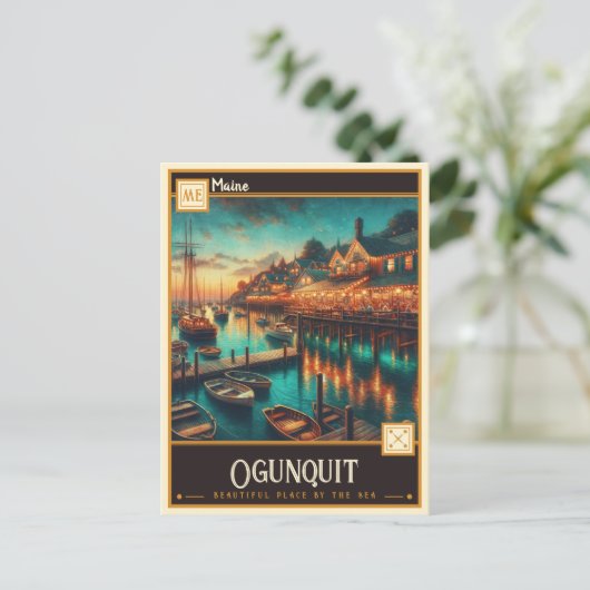 Ogunquit, Maine |  Briefkaart (Staand voorkant)
