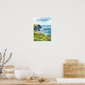 Ogunquit, Maine – Cliff Walk Uitzichten vintage Poster (Keuken)