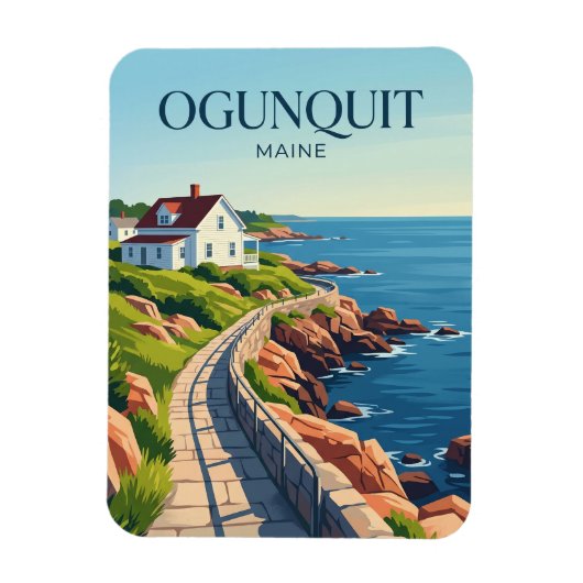 Ogunquit Maine Magneet (Verticaal)