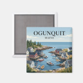 Ogunquit, Maine Magneet (Voorkant / Achterkant)