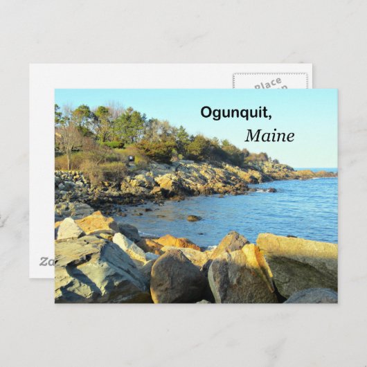 Ogunstop, Maine Briefkaart (Voorkant / Achterkant)