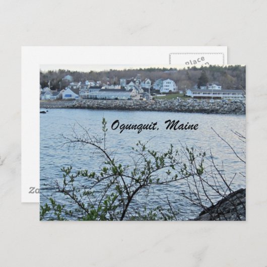 Ogunstop, Maine Briefkaart (Voorkant / Achterkant)