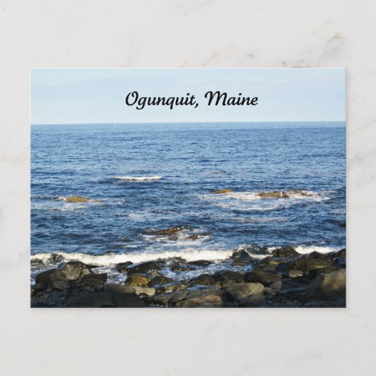Ogunstop, Maine Briefkaart (Voorkant)