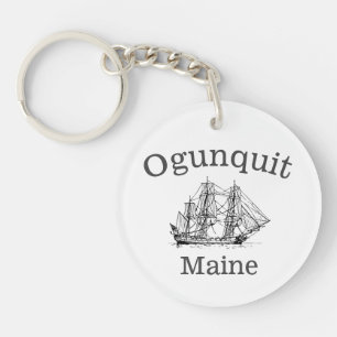Ogunstop Maine Clipper Ship Sleutelhanger
