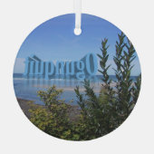 Ogunstop,Maine Glas Ornament (Achterkant)